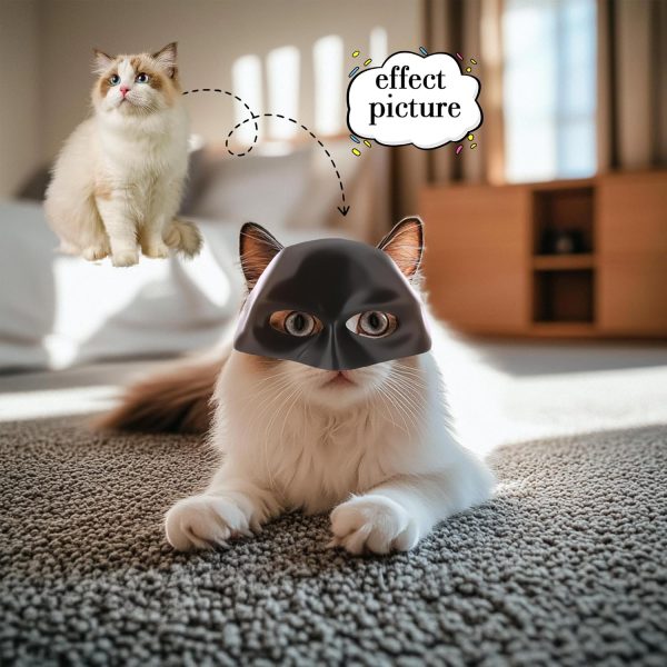Yipintang Cat Bat Mask Handmade PLA Costume for Pets-4