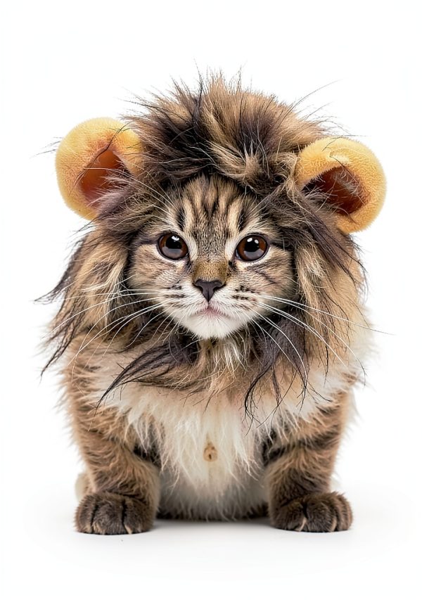 OMG Adorables Lion Costume for Cats and Dogs Fluffy Mane-5