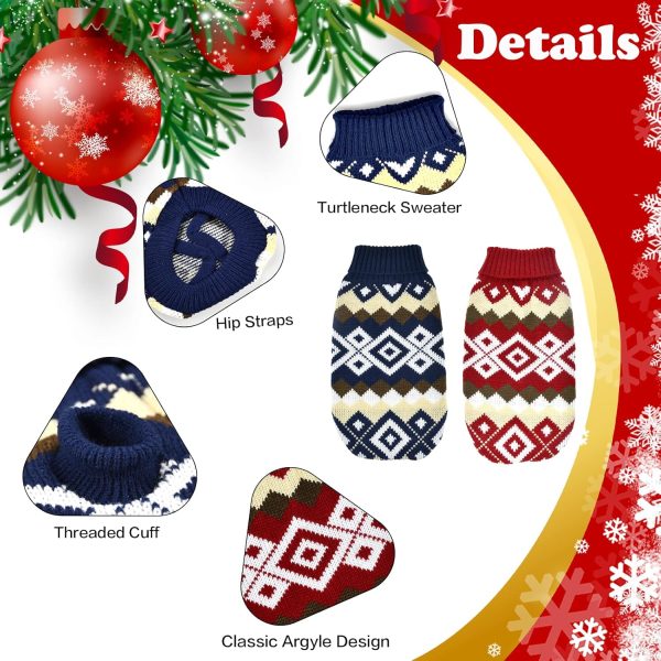 Vehomy Dog Sweaters Acrylic Fabric 6 Sizes Pet Clothing-2