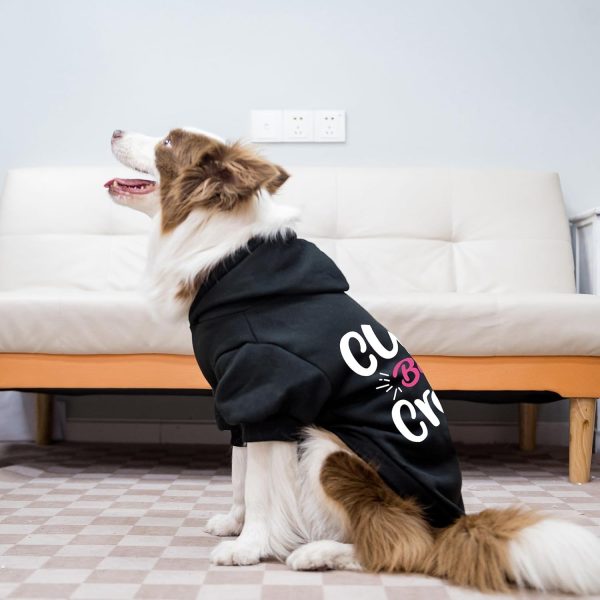 Dog Hoodie EXPAWLORER Ribbed Warm Design-6