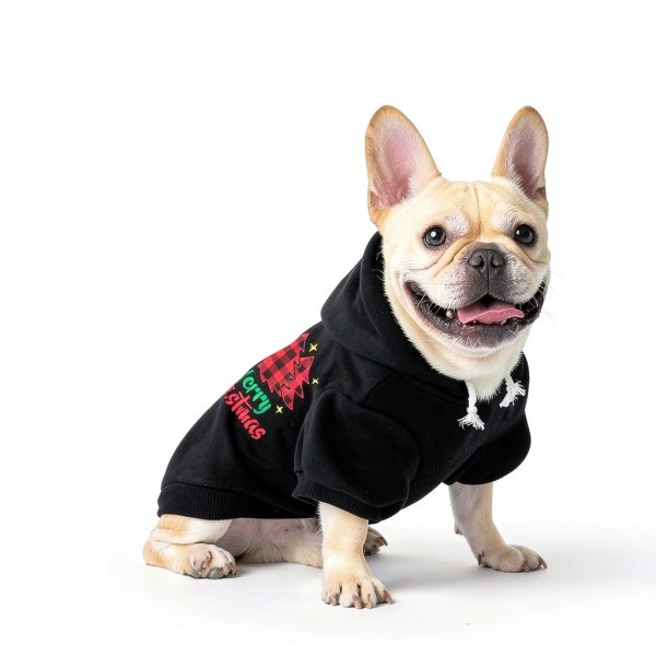 EXPAWLORER Dog Hoodie Christmas Theme Warm Pet Clothing-6