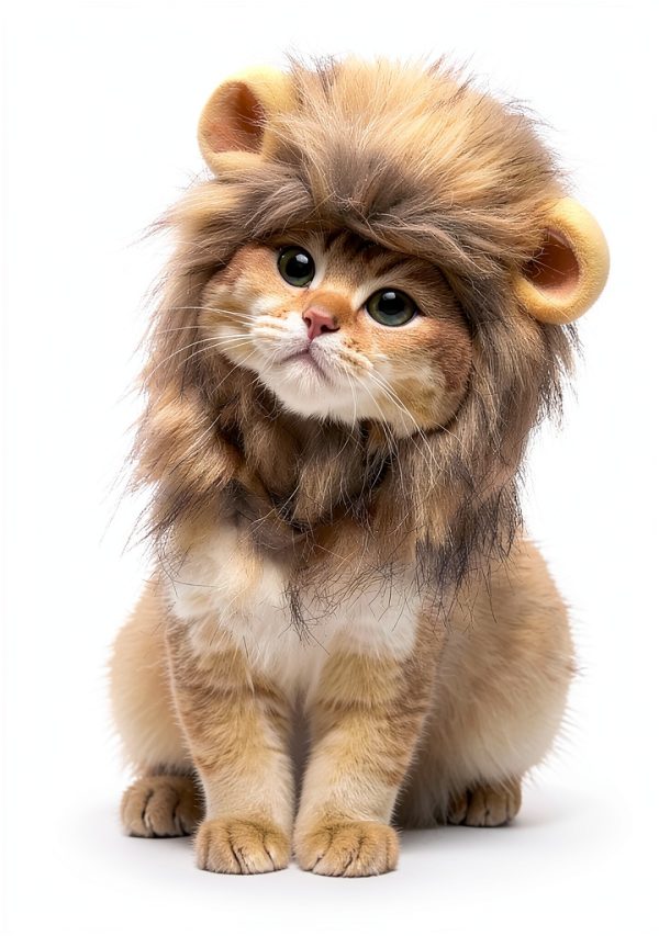 OMG Adorables Lion Costume for Cats and Dogs Fluffy Mane-3