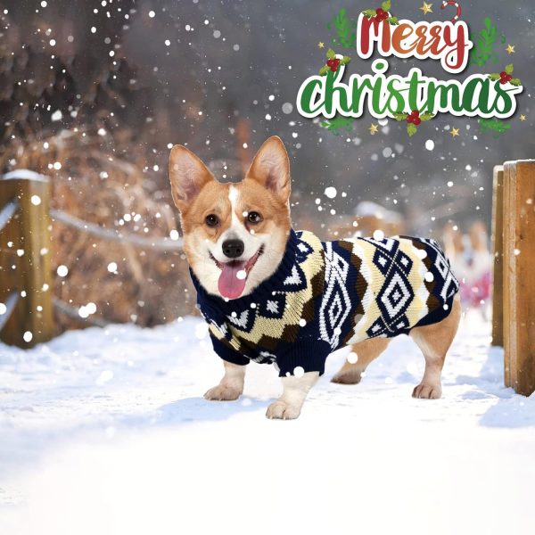 Vehomy Dog Sweaters Acrylic Fabric 6 Sizes Pet Clothing-3