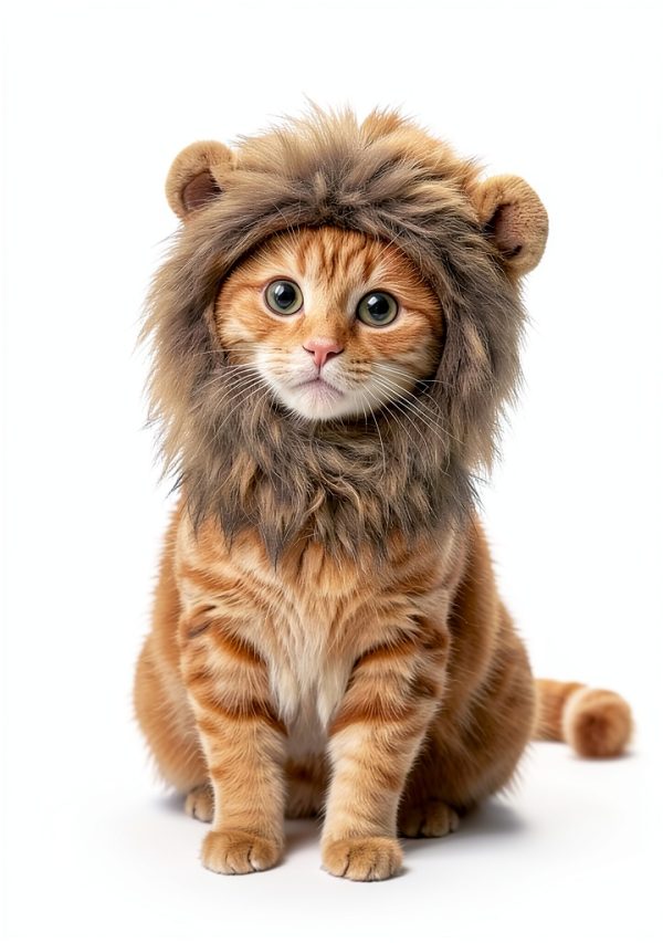 OMG Adorables Lion Costume for Cats and Dogs Fluffy Mane-0