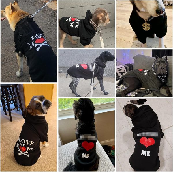 Dog Hoodie EXPAWLORER Warm Ribbed Design-8
