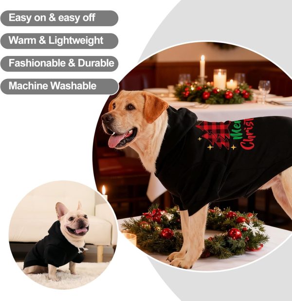 Dog Hoodie EXPAWLORER Warm Ribbed Design-5