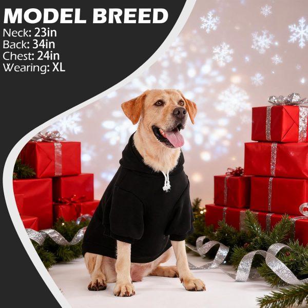 Dog Hoodie EXPAWLORER Warm Ribbed Design-6