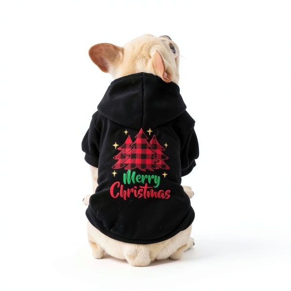 EXPAWLORER Dog Hoodie Christmas Theme Warm Pet Clothing-4