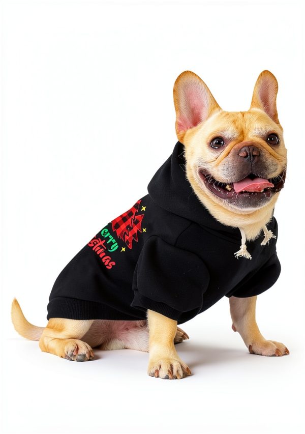EXPAWLORER Dog Hoodie Christmas Theme Warm Pet Clothing-2
