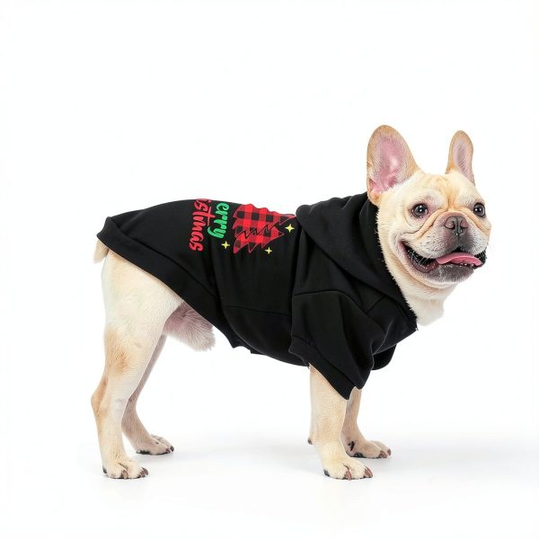 EXPAWLORER Dog Hoodie Christmas Theme Warm Pet Clothing-7
