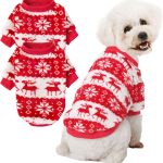 POMIU Dog Sweaters Soft Breathable Small Dogs Cats-0