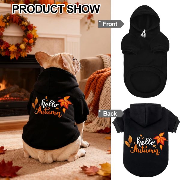 Dog Hoodie EXPAWLORER Ribbed Warm Pet Apparel-3