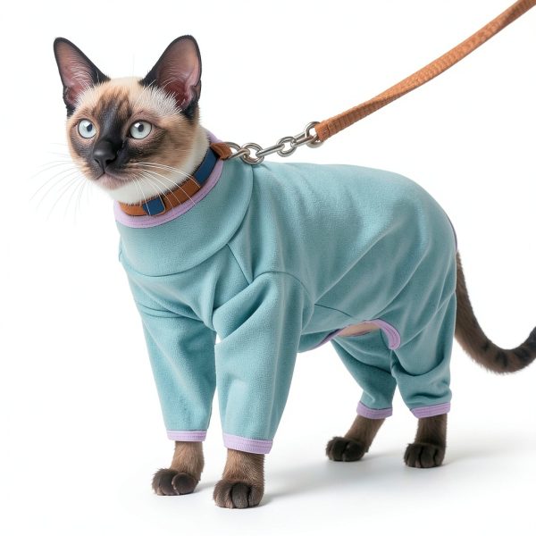 DENTRUN Cat Recovery Suit Anti Shedding Spandex Apparel-7