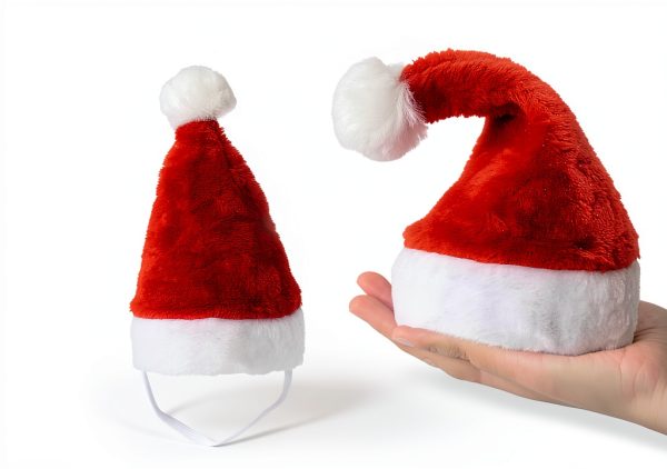 Wildarms Santa Dog Hat Soft Polyester Pet Christmas Apparel-1