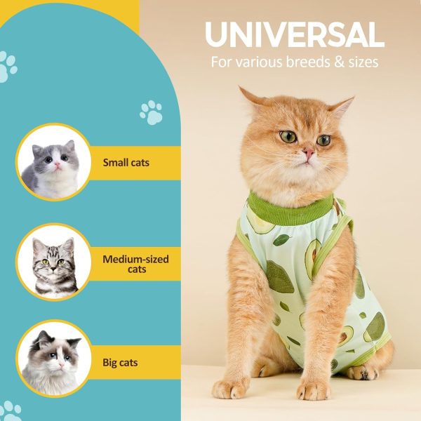 Avont Cat Recovery Suit Soft Modal Fabric Surgery Protection-4