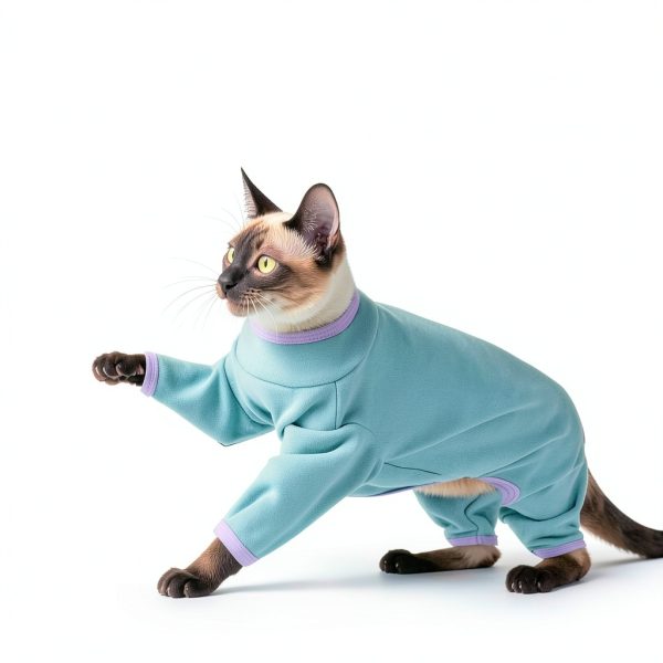 DENTRUN Cat Recovery Suit Anti Shedding Spandex Apparel-6