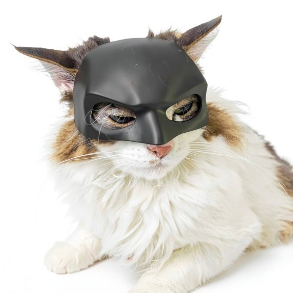 Cat Mask TPE Rubber Comfortable Halloween Pet Costume-4