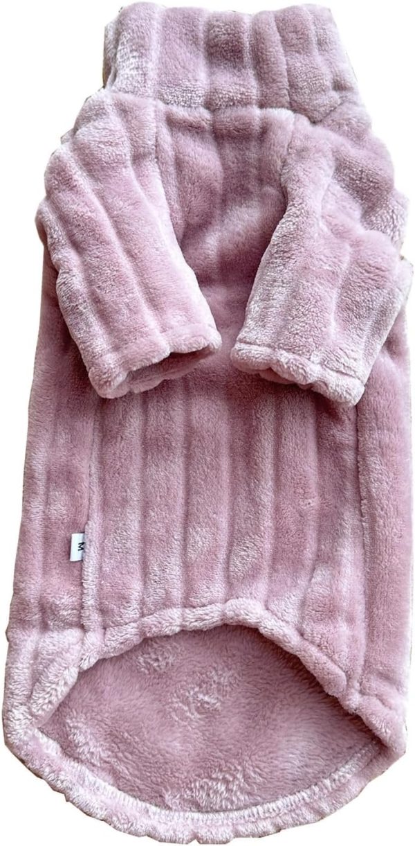 Kitipcoo Cat Sweater Coral Fleece Warm Hairless Pet Apparel-1