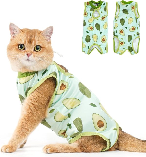 Avont Cat Recovery Suit Soft Modal Fabric Surgery Protection-0