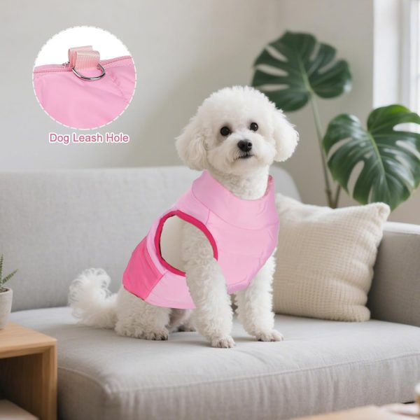LONTEPET Dog Coat Warm Vest Small Dogs Cats Soft Material-4