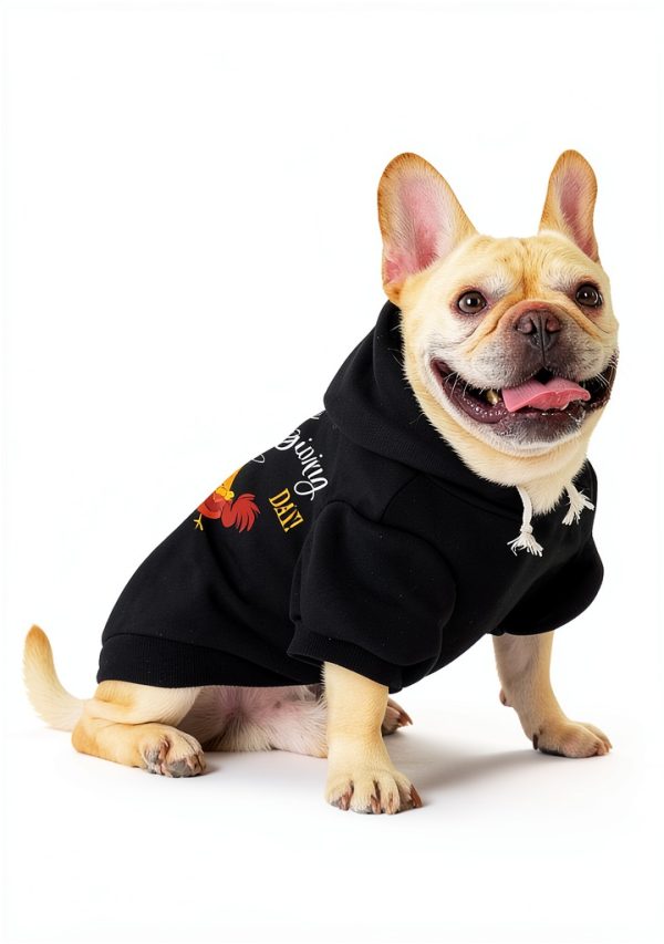 Dog Hoodie EXPAWLORER Ribbed Warm Pet Apparel-2