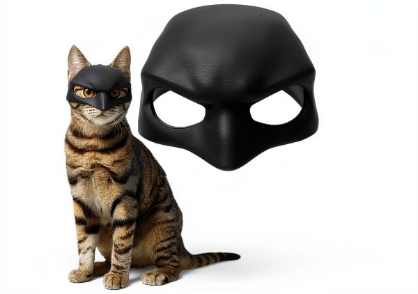 Cat Mask TPE Rubber Comfortable Halloween Pet Costume-0