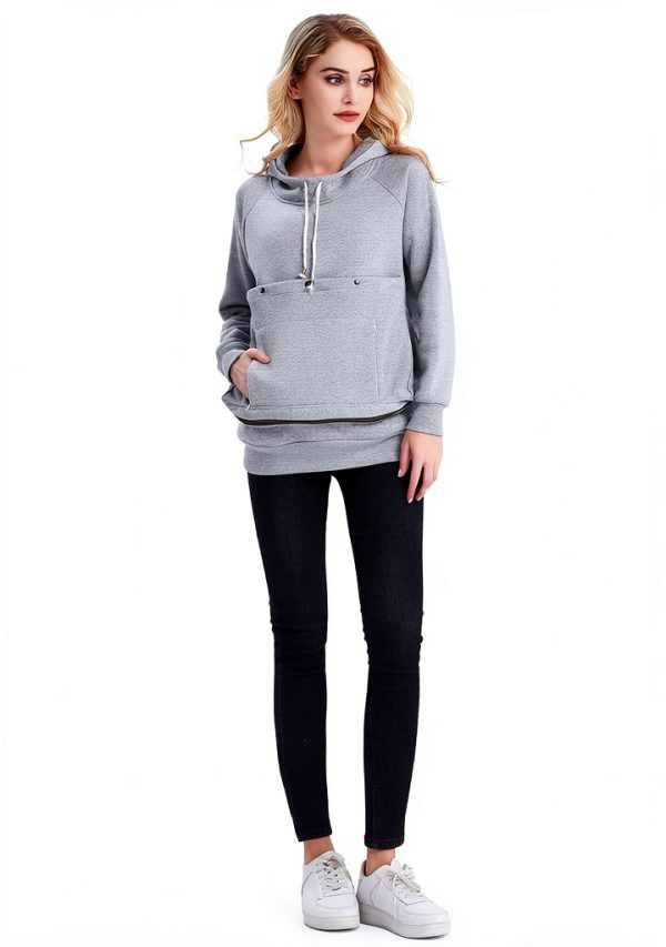 Pet Pouch Sweatshirt Fleece Cat Hoodie Unisex Pet Lovers-0