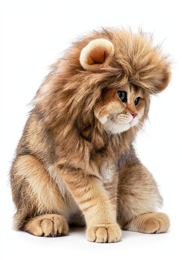 OMG Adorables Lion Costume for Cats and Dogs Fluffy Mane-4