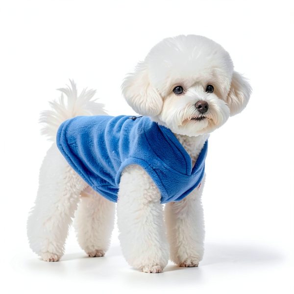 Rbenxia Dog Sweater with Leash Ring Fleece Vest Pet Apparel-3