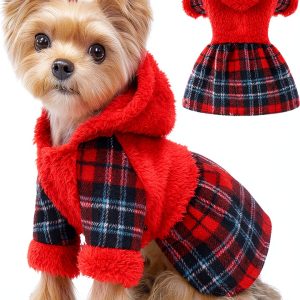 Shifenmei Dog Sweater Fleece Hoodie Small Pet Winter Coat-0