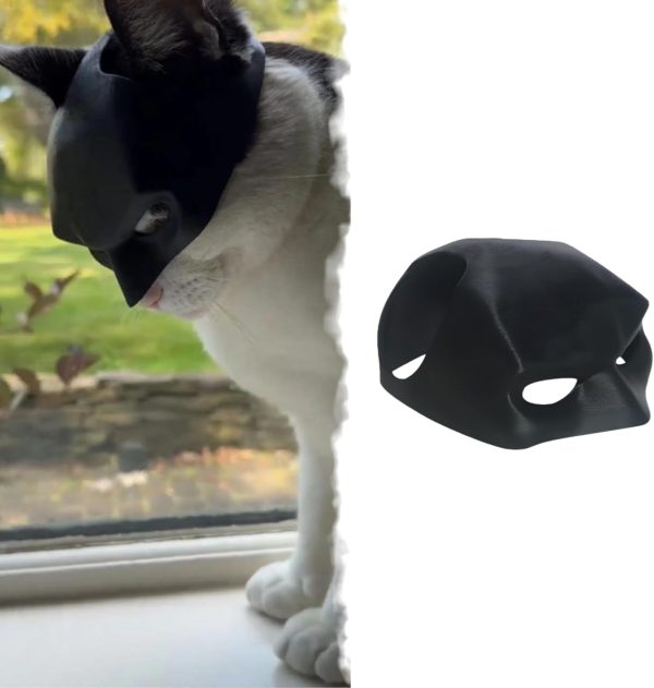 Yipintang Cat Bat Mask Handmade PLA Costume for Pets-0