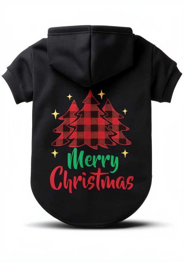 EXPAWLORER Dog Hoodie Christmas Theme Warm Pet Clothing-0