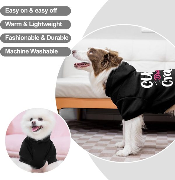 Dog Hoodie EXPAWLORER Warm Ribbed Design-5