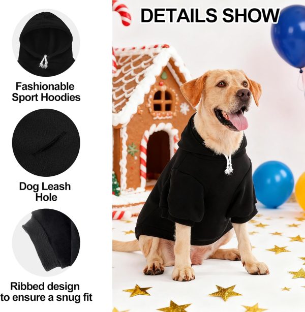 Dog Hoodie EXPAWLORER Warm Ribbed Design-2