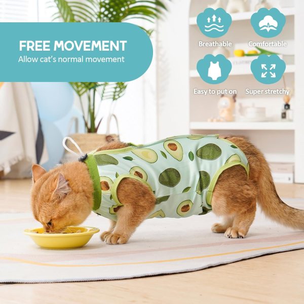 Avont Cat Recovery Suit Soft Modal Fabric Surgery Protection-2