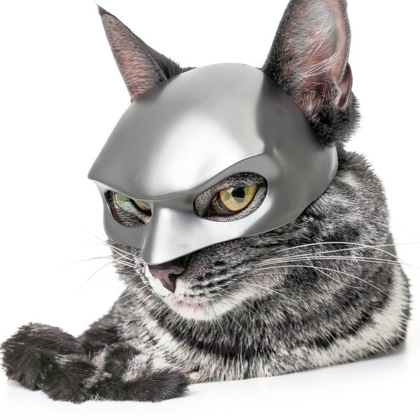 Cat Mask TPE Rubber Comfortable Halloween Pet Costume-2