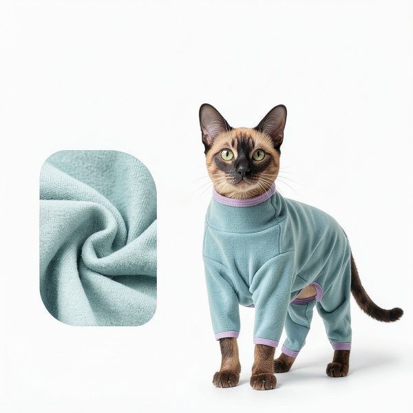 DENTRUN Cat Recovery Suit Anti Shedding Spandex Apparel-1