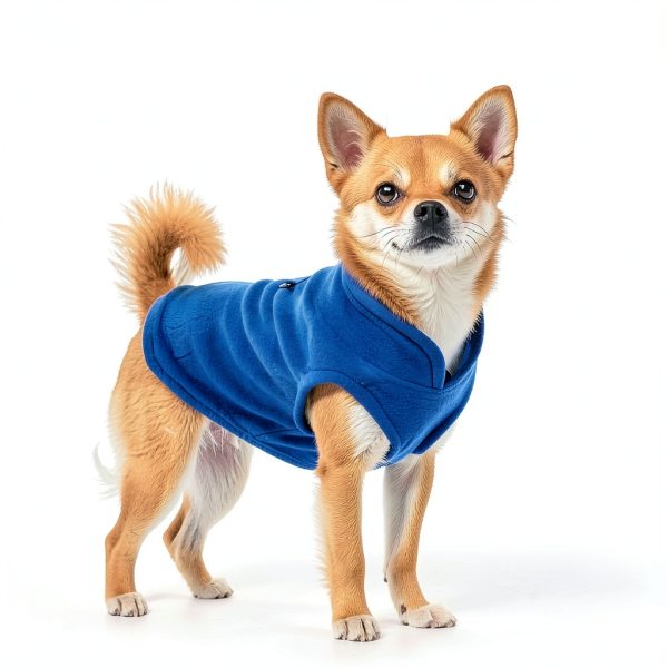 Rbenxia Dog Sweater with Leash Ring Fleece Vest Pet Apparel-4