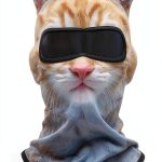 Cat Ski Mask Summer Music Festival UV Protection Unisex-0