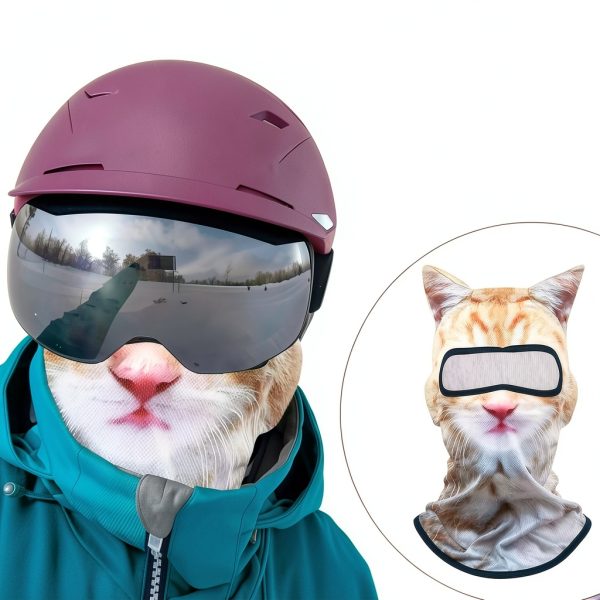 Cat Ski Mask Summer Music Festival UV Protection Unisex-3