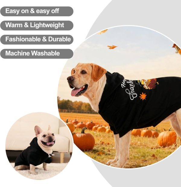 Dog Hoodie EXPAWLORER Ribbed Warmth Black-5