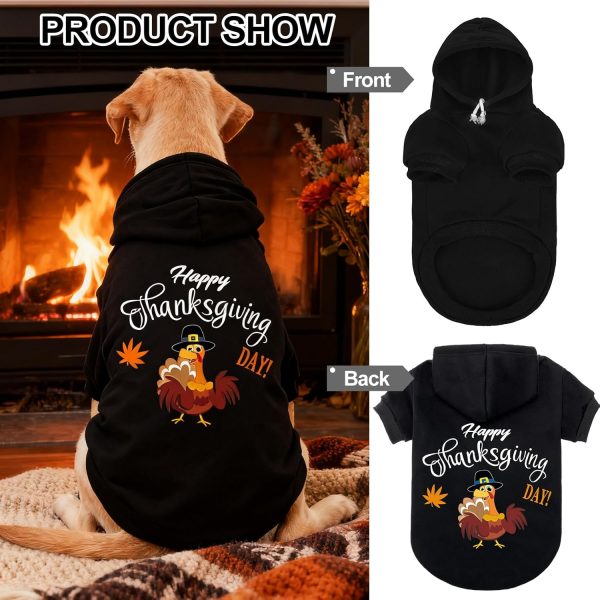 Dog Hoodie EXPAWLORER Ribbed Warmth Black-3
