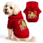 ABRRLO Soft Warm Dog Hoodies for Small Dogs-0