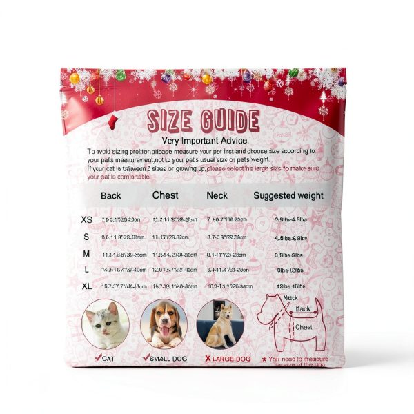Cat Christmas Sweater HYLYUN Acrylic Pet Apparel-1