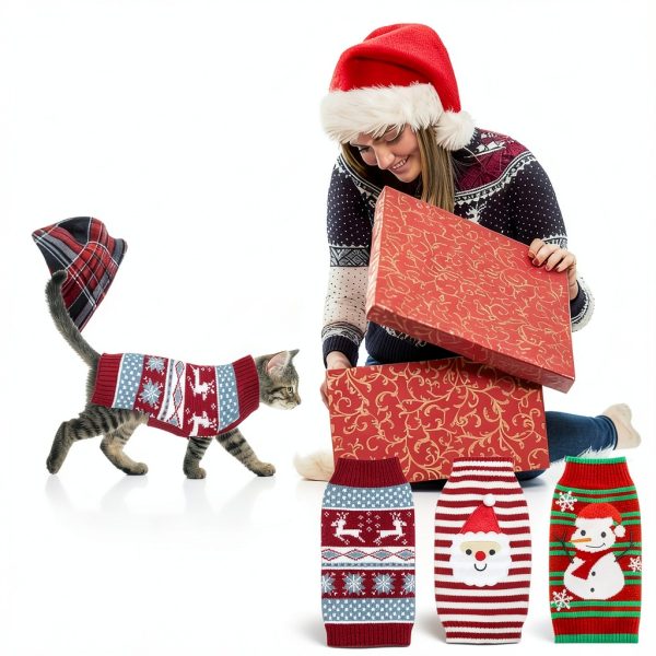 Cat Christmas Sweaters by GOYOSWA Pet Apparel-1