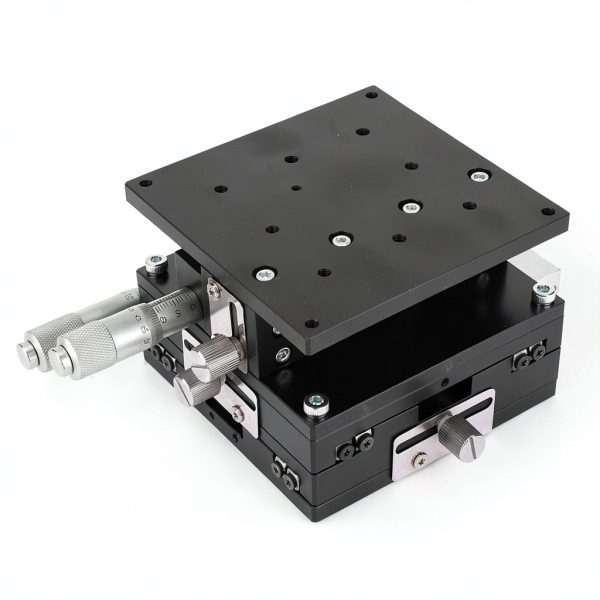 EVTSCAN XYZ 3 Axis Linear Stage 90x90mm Micrometer Anodized Aluminum-5