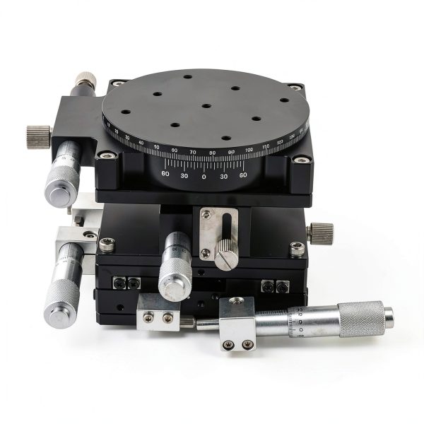 4 Axis Manual Linear Stage FXEIPOL Sliding Table with Locking Screw-0