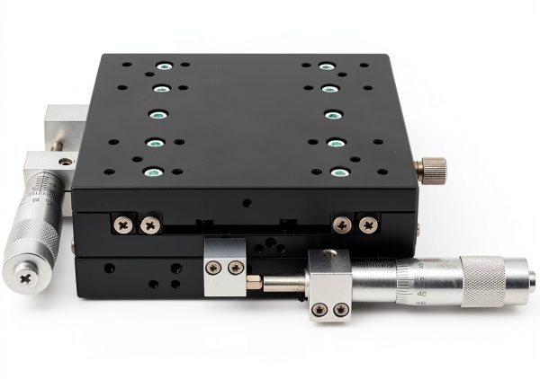 XY Axis Linear Stage LY125-LM QAVODB 125x125mm Aluminum Table-2