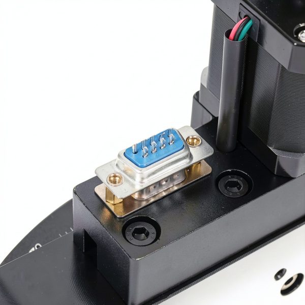Electric Rotating Platform Machine, HT03RA100 360° Precision Sliding Table, 100mm Bearing Scale High Precision Fine Tuning Optical Stage for 3D Scanning Measurement System-5