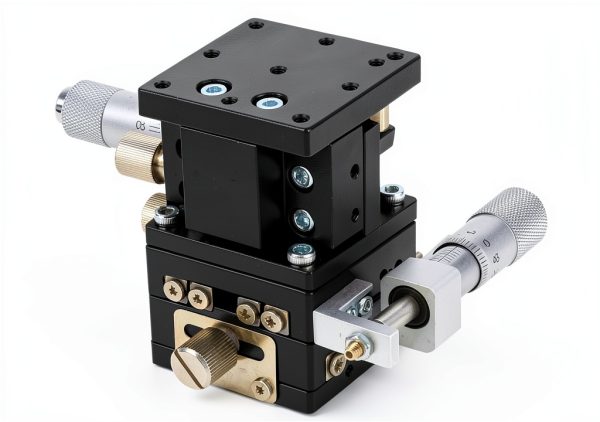 Manual Displacement, LD40LM 3 Axes XYZ Linear Stage Trimming Bearing Tuning Sliding Table 4040mm Movement, Aluminium Alloy, Microscope-7